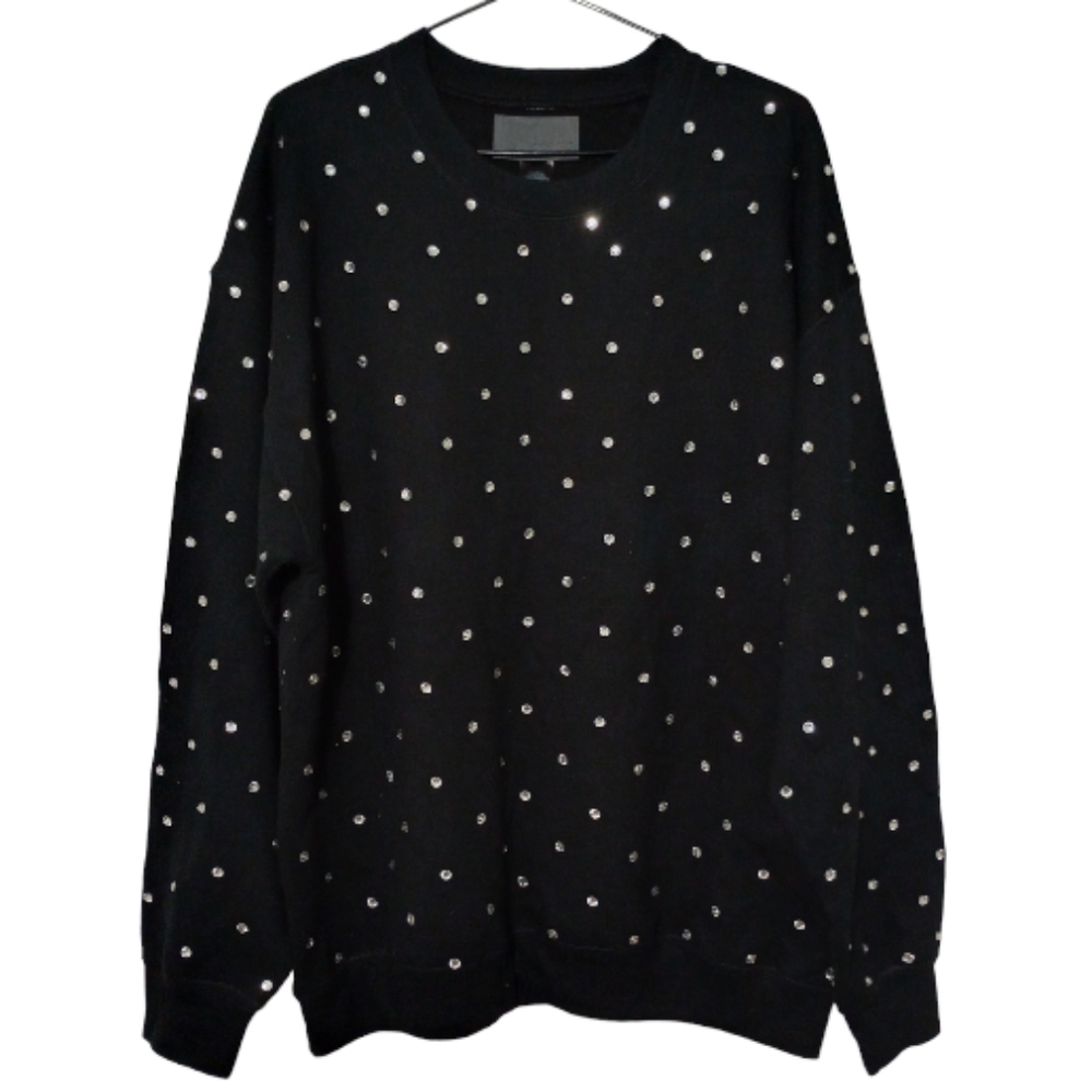 Carmar Los Angeles Rhinestone Embellished Oversized Sweatshirt